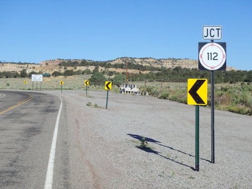 GDMBR: We finally came across NM-112 and it turned almost due south.